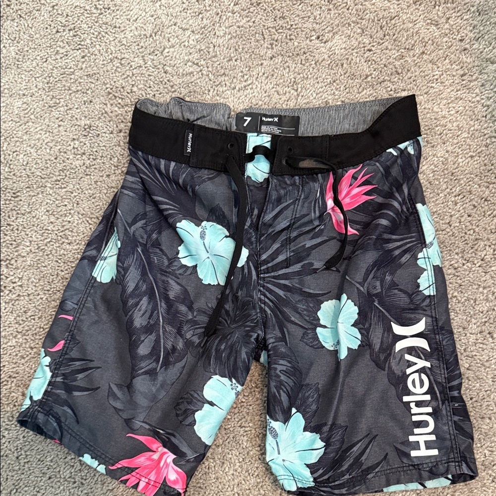 Hurley Tropical Print Swim Shorts